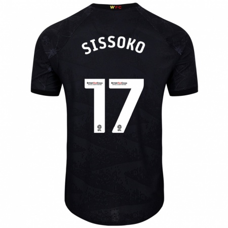 Kandiny Kinderen Moussa Sissoko #17 Zwart Wit Uitshirt Uittenue 2024/25 T-Shirt