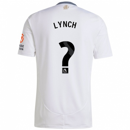 Kandiny Kinderen Luka Lynch #0 Wit Uitshirt Uittenue 2024/25 T-Shirt