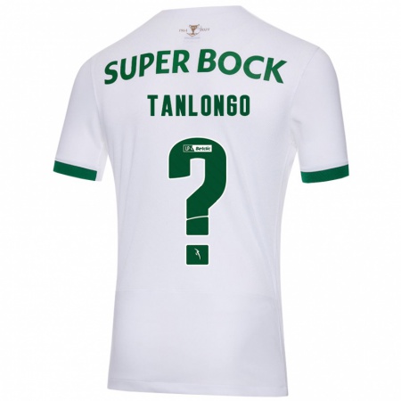 Kandiny Bambino Maglia Mateo Tanlongo #0 Bianco Verde Kit Gara Away 2024/25 Maglietta