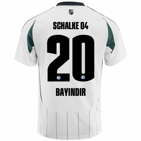 Kandiny Kinderen Aris Bayindir #20 Wit Groen Uitshirt Uittenue 2024/25 T-Shirt