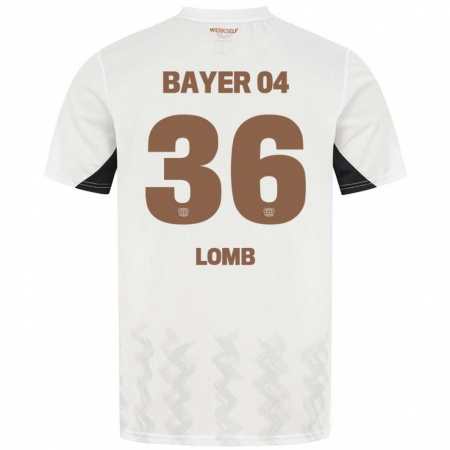 Kandiny Kinder Niklas Lomb #36 Weiß Schwarz Auswärtstrikot Trikot 2024/25 T-Shirt Österreich