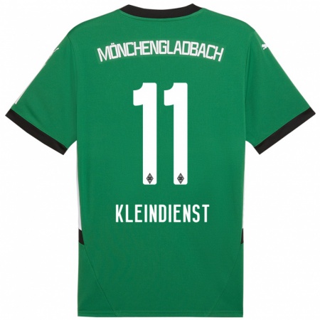 Kandiny Kinderen Tim Kleindienst #11 Groen Wit Uitshirt Uittenue 2024/25 T-Shirt