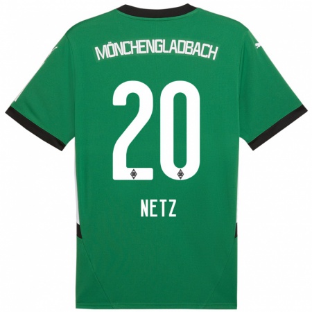 Kandiny Kinderen Luca Netz #20 Groen Wit Uitshirt Uittenue 2024/25 T-Shirt