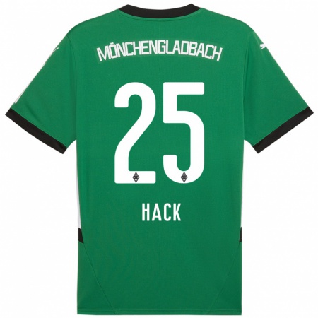 Kandiny Kinderen Robin Hack #25 Groen Wit Uitshirt Uittenue 2024/25 T-Shirt