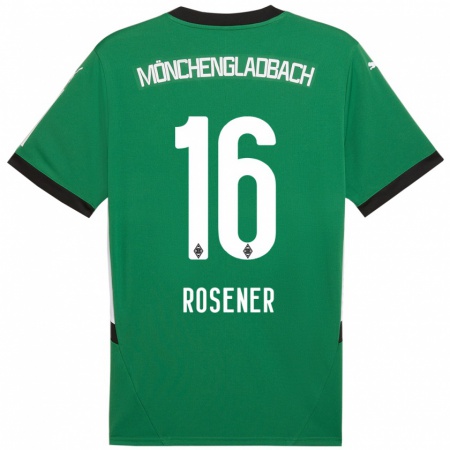 Kandiny Kinderen Chiara Rösener #16 Groen Wit Uitshirt Uittenue 2024/25 T-Shirt