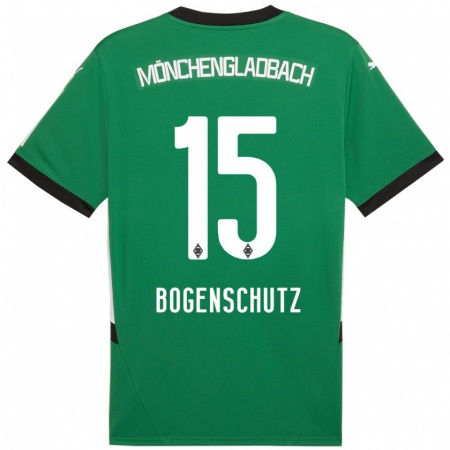 Kandiny Kinder Kerstin Bogenschutz #15 Grün Weiß Auswärtstrikot Trikot 2024/25 T-Shirt Österreich