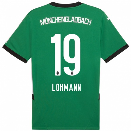 Kandiny Kinderen Mona Lohmann #19 Groen Wit Uitshirt Uittenue 2024/25 T-Shirt