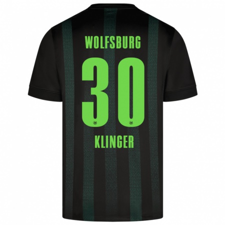 Kandiny Kinderen Niklas Klinger #30 Donkergroen Uitshirt Uittenue 2024/25 T-Shirt