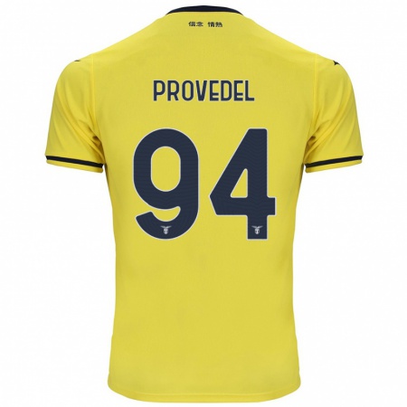 Kandiny Kinderen Ivan Provedel #94 Geel Uitshirt Uittenue 2024/25 T-Shirt