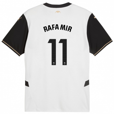 Kandiny Heren Rafa Mir #11 Wit Zwart Thuisshirt Thuistenue 2024/25 T-Shirt