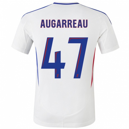 Kandiny Heren Sofiane Augarreau #47 Wit Blauw Thuisshirt Thuistenue 2024/25 T-Shirt