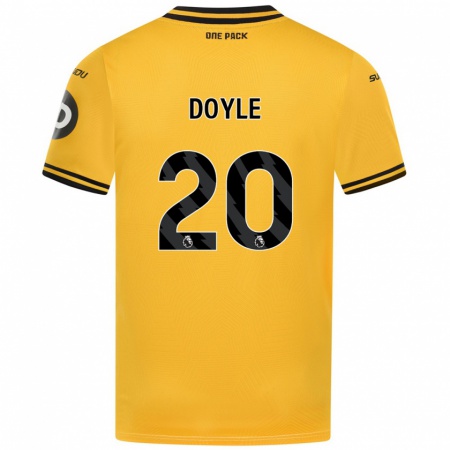 Kandiny Heren Tommy Doyle #20 Geel Thuisshirt Thuistenue 2024/25 T-Shirt