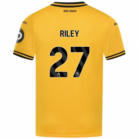 Kandiny Heren Lauren Riley #27 Geel Thuisshirt Thuistenue 2024/25 T-Shirt