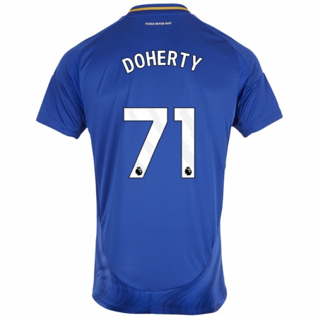 Kandiny Heren Arlo Doherty #71 Blauw Wit Thuisshirt Thuistenue 2024/25 T-Shirt