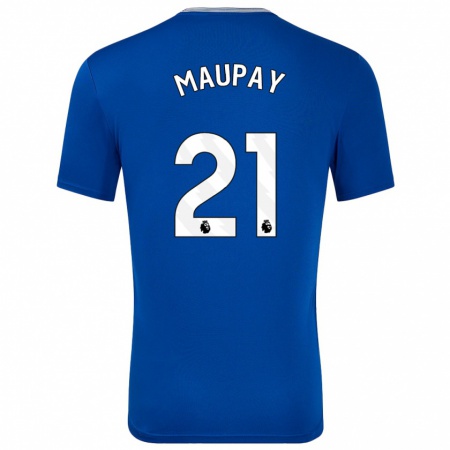 Kandiny Heren Neal Maupay #21 Blauw Met Thuisshirt Thuistenue 2024/25 T-Shirt