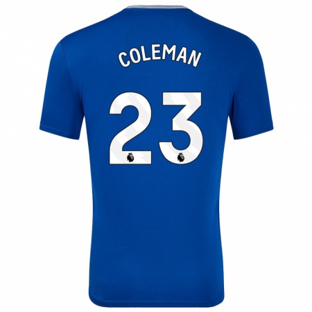 Kandiny Heren Séamus Coleman #23 Blauw Met Thuisshirt Thuistenue 2024/25 T-Shirt