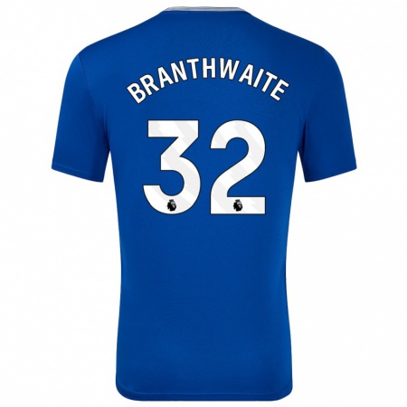 Kandiny Heren Jarrad Branthwaite #32 Blauw Met Thuisshirt Thuistenue 2024/25 T-Shirt