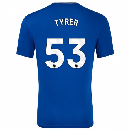 Kandiny Uomo Maglia Harry Tyrer #53 Blu Con Kit Gara Home 2024/25 Maglietta