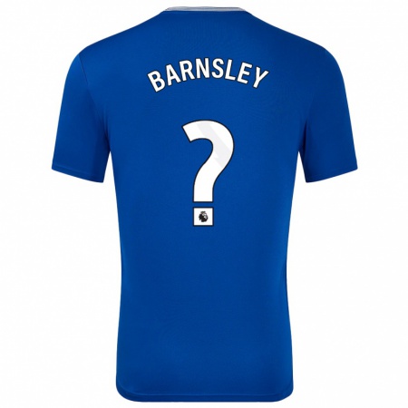 Kandiny Heren Fraser Barnsley #0 Blauw Met Thuisshirt Thuistenue 2024/25 T-Shirt