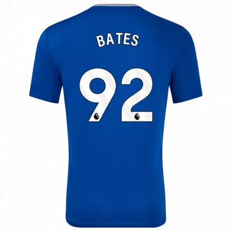 Kandiny Heren Callum Bates #92 Blauw Met Thuisshirt Thuistenue 2024/25 T-Shirt