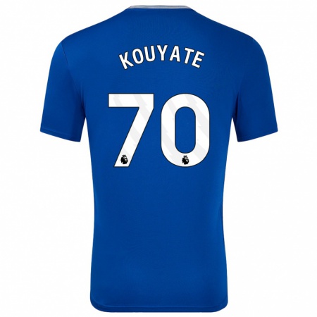 Kandiny Heren Katia Kouyate #70 Blauw Met Thuisshirt Thuistenue 2024/25 T-Shirt