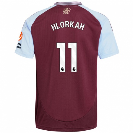 Kandiny Heren Chantelle Boye-Hlorkah #11 Bordeaux Hemelsblauw Thuisshirt Thuistenue 2024/25 T-Shirt