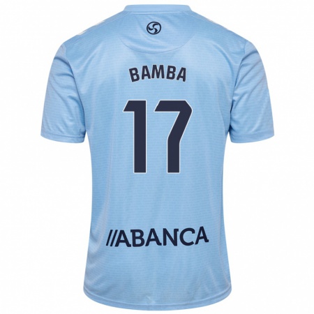 Kandiny Heren Jonathan Bamba #17 Hemelsblauw Thuisshirt Thuistenue 2024/25 T-Shirt