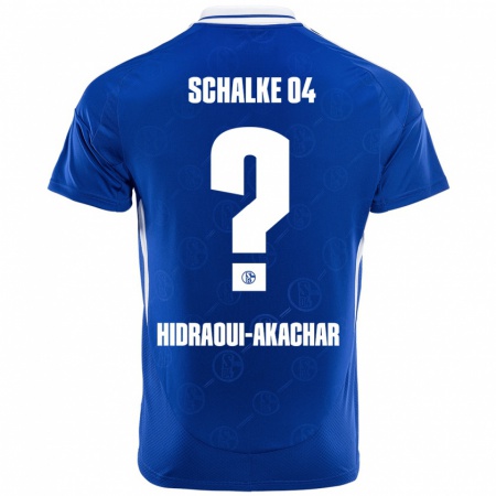 Kandiny Hombre Camiseta Yassin Hidraoui-Akachar #0 Azul Real 1ª Equipación 2024/25 La Camisa