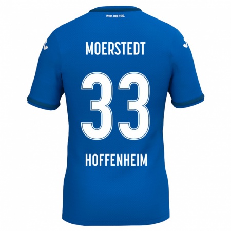 Kandiny Hombre Camiseta Max Moerstedt #33 Azul Real 1ª Equipación 2024/25 La Camisa México