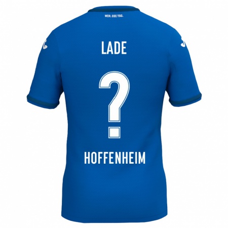 Kandiny Uomo Maglia Benjamin Lade #0 Blu Reale Kit Gara Home 2024/25 Maglietta