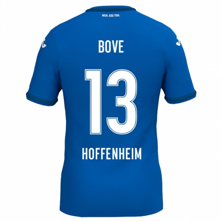 Kandiny Hombre Camiseta Nevio Bove #13 Azul Real 1ª Equipación 2024/25 La Camisa México