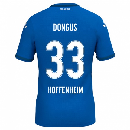 Kandiny Heren Fabienne Dongus #33 Koningsblauw Thuisshirt Thuistenue 2024/25 T-Shirt