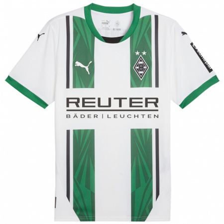 Kandiny Heren Jamil Najjar #5 Wit Groen Thuisshirt Thuistenue 2024/25 T-Shirt