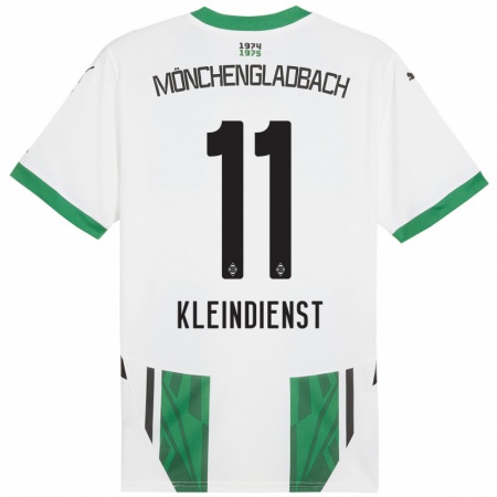 Kandiny Heren Tim Kleindienst #11 Wit Groen Thuisshirt Thuistenue 2024/25 T-Shirt