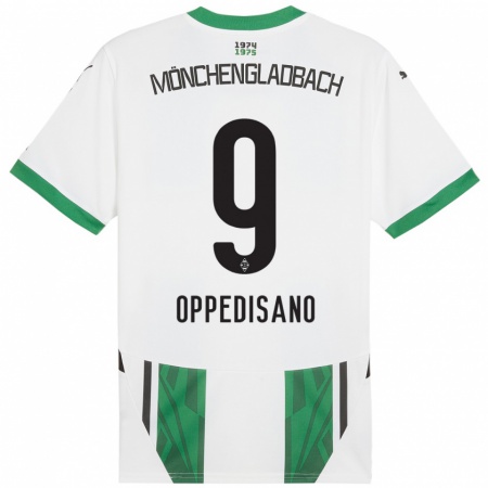 Kandiny Herren Valentina Oppedisano #9 Weiß Grün Heimtrikot Trikot 2024/25 T-Shirt Österreich