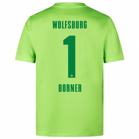 Kandiny Herren Benedikt Börner #1 Fluoreszierendes Grün Heimtrikot Trikot 2024/25 T-Shirt Österreich