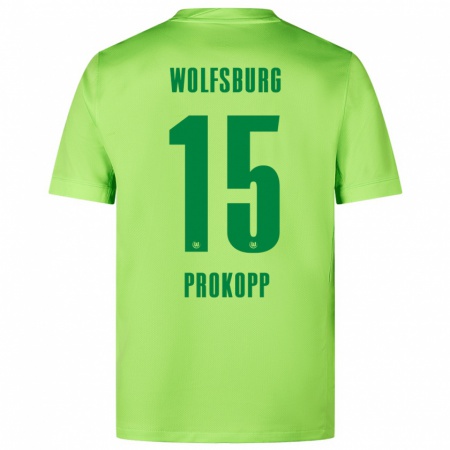 Kandiny Heren Oskar Prokopp #15 Fluorescerend Groen Thuisshirt Thuistenue 2024/25 T-Shirt