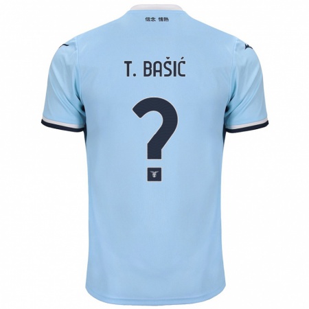 Kandiny Heren Toma Bašić #0 Blauw Thuisshirt Thuistenue 2024/25 T-Shirt