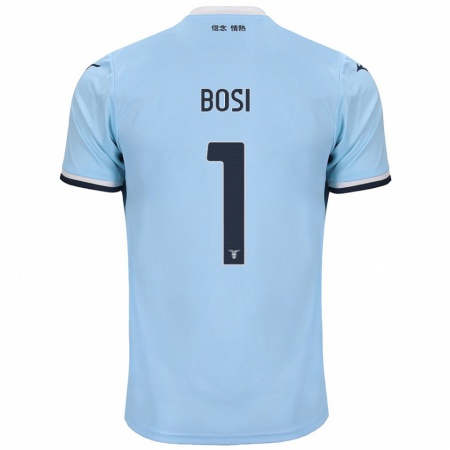 Kandiny Heren Gioele Bosi #1 Blauw Thuisshirt Thuistenue 2024/25 T-Shirt