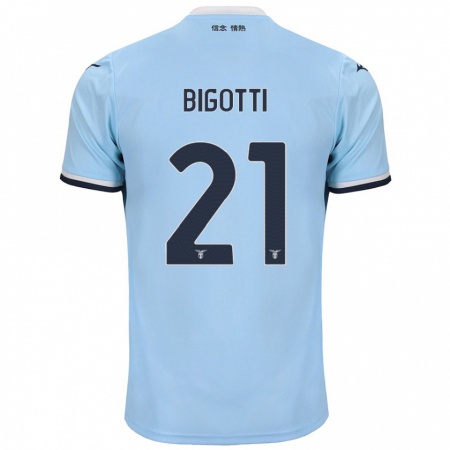 Kandiny Heren Massimo Bigotti #21 Blauw Thuisshirt Thuistenue 2024/25 T-Shirt