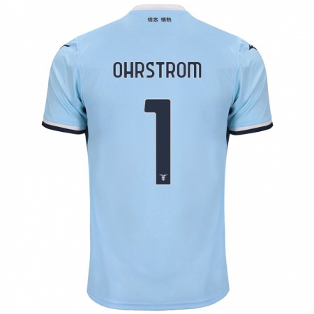 Kandiny Heren Stephanie Ohrstrom #1 Blauw Thuisshirt Thuistenue 2024/25 T-Shirt