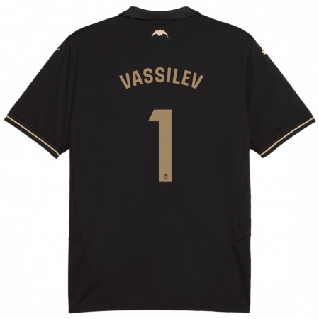 Kandiny Heren David Vassilev #1 Zwart Uitshirt Uittenue 2024/25 T-Shirt