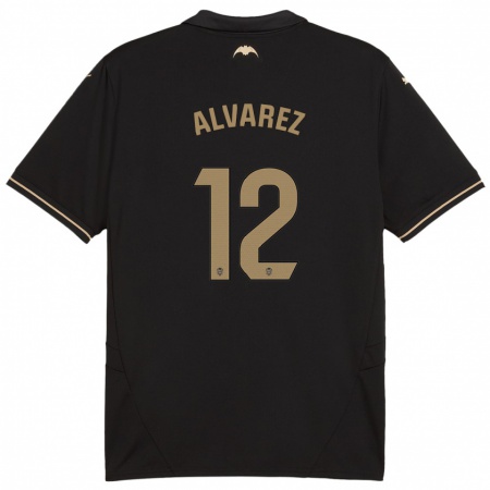 Kandiny Heren Sofia Alvarez #12 Zwart Uitshirt Uittenue 2024/25 T-Shirt