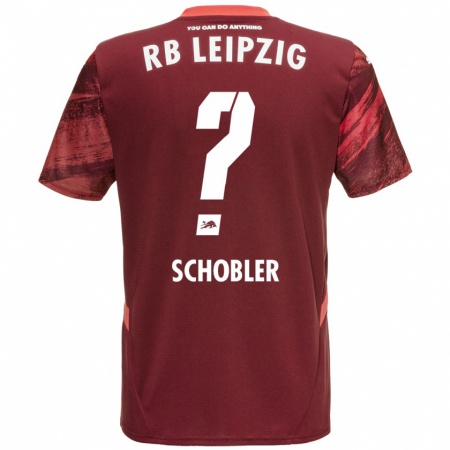 Kandiny Heren Laurin Schößler #0 Bordeauxrood Uitshirt Uittenue 2024/25 T-Shirt