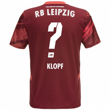 Kandiny Heren Oskar Klopf #0 Bordeauxrood Uitshirt Uittenue 2024/25 T-Shirt