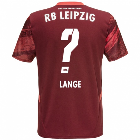 Kandiny Heren Oskar Lange #0 Bordeauxrood Uitshirt Uittenue 2024/25 T-Shirt