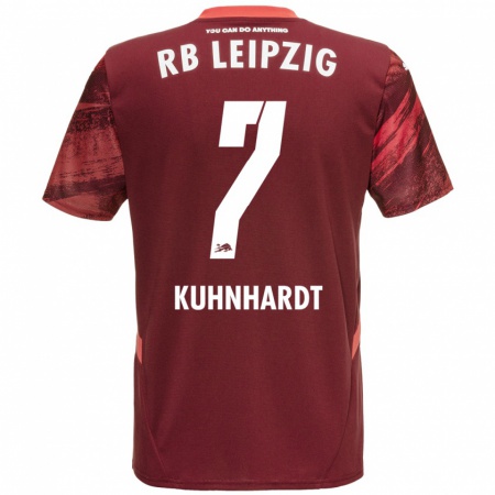 Kandiny Heren Paul Kühnhardt #7 Bordeauxrood Uitshirt Uittenue 2024/25 T-Shirt