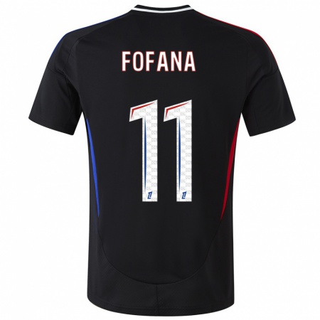 Kandiny Heren Malick Fofana #11 Zwart Uitshirt Uittenue 2024/25 T-Shirt