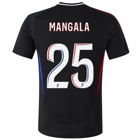 Kandiny Heren Orel Mangala #25 Zwart Uitshirt Uittenue 2024/25 T-Shirt