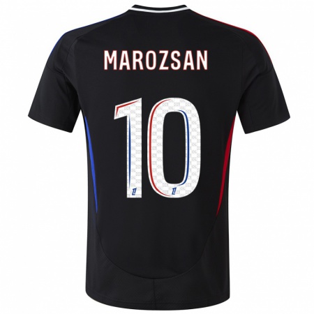 Kandiny Heren Dzsenifer Marozsán #10 Zwart Uitshirt Uittenue 2024/25 T-Shirt